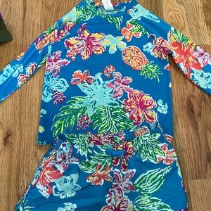 Bathing Suit Set With Flowers!